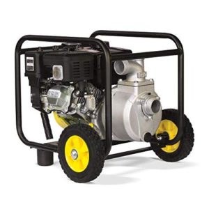 Champion 2-Inch Gas-Powered Semi-Trash Water Transfer Pump with Hose and Wheel Kit