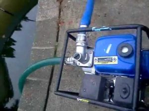how to install water transfer pump