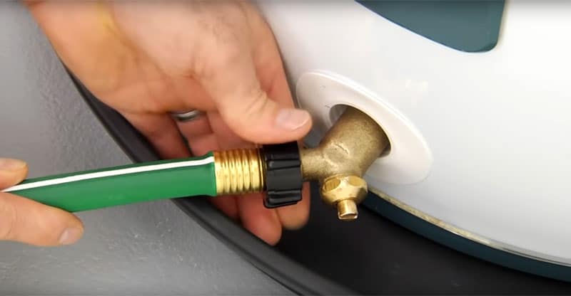 how to drain a hot water heater